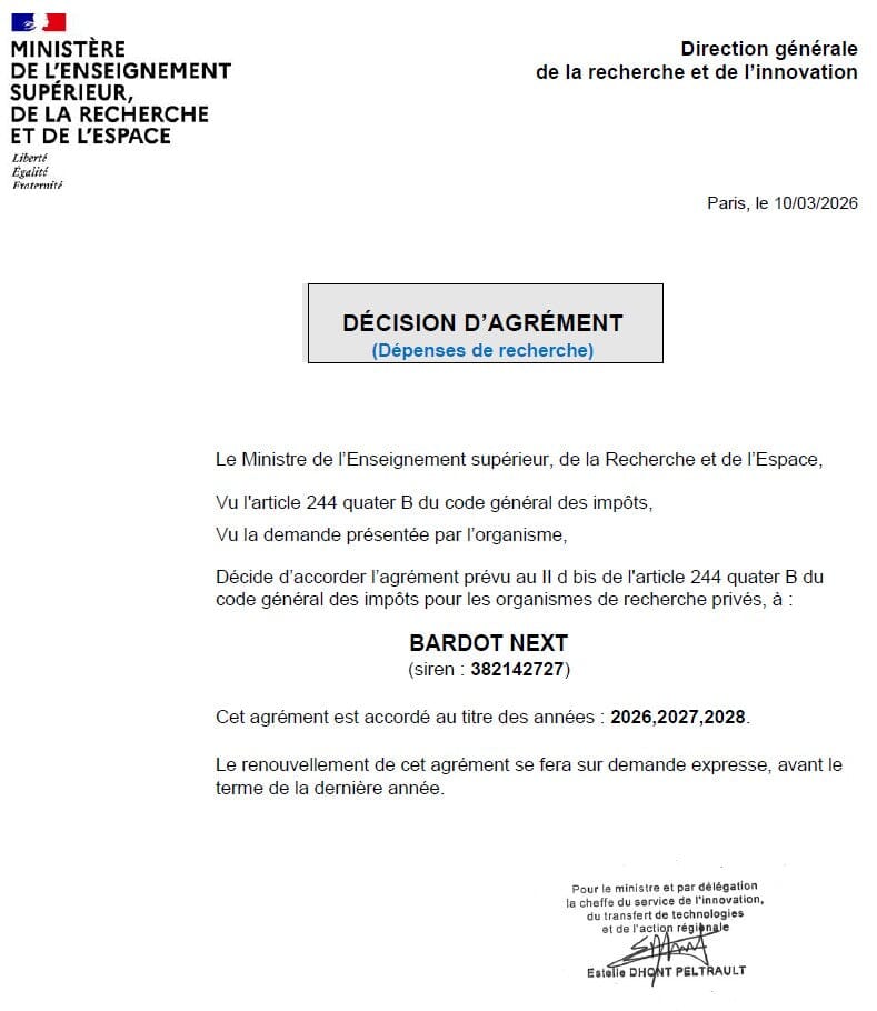 4-7 Agrément CIR 2026-2028