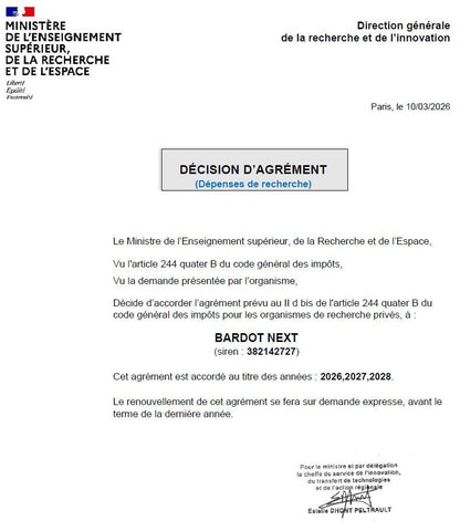 4-7 Agrément CIR 2026-2028